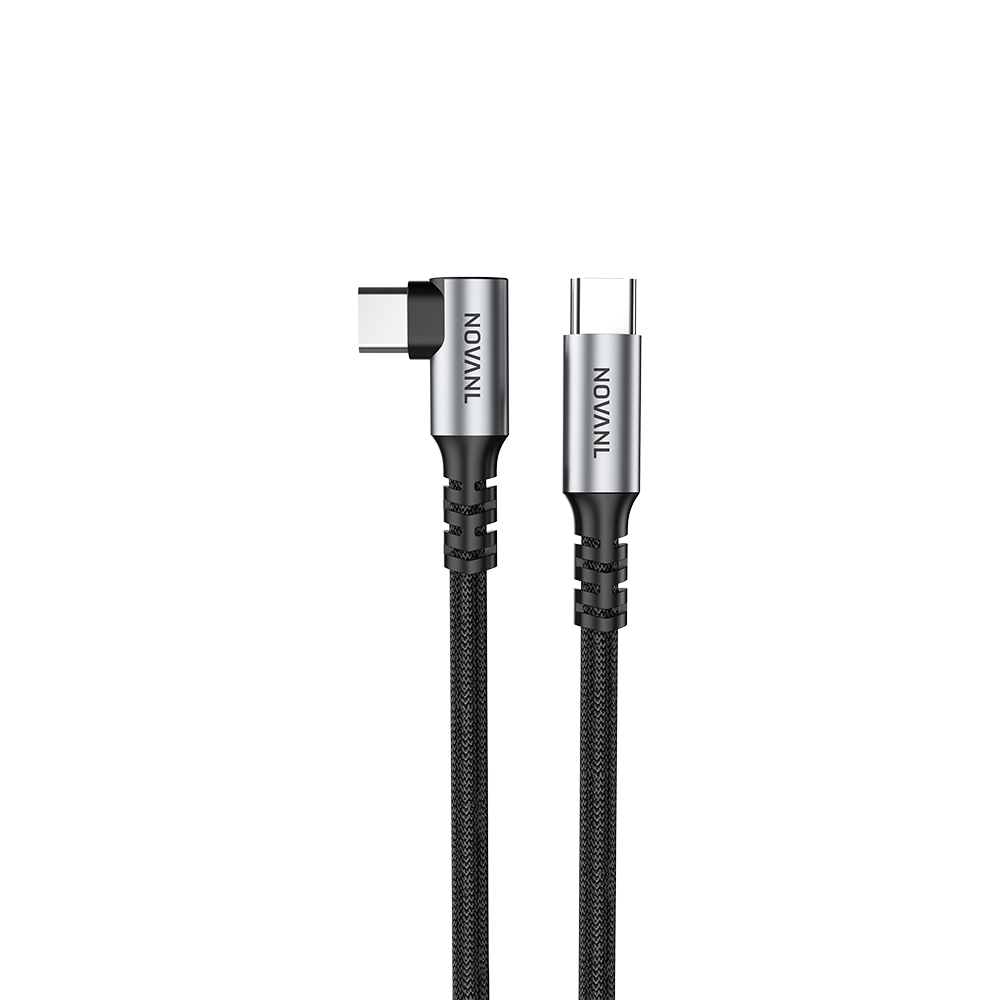 NOVANL SpeedCharge 90-degree USB C to USB C cable 60W (1.5M)