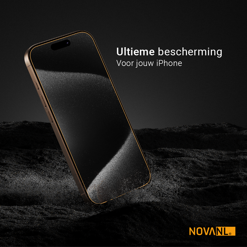 NOVANL 3-Pack Screen Protectors voor iPhone 16 Plus met Installatiekit