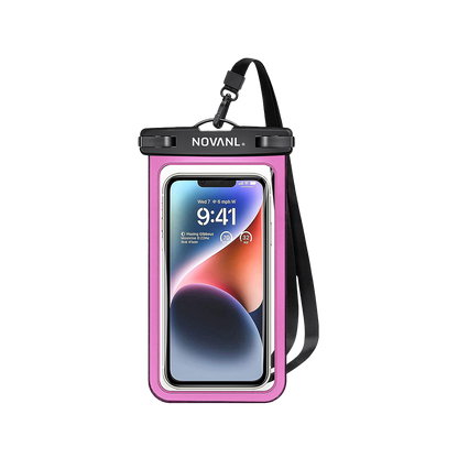 NOVANL SplashSafe Waterdichte Telefoontas roze