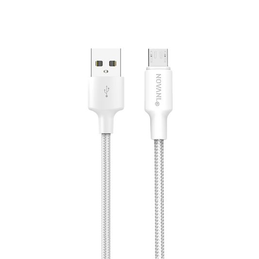 NOVANL SpeedCharge USB-A naar Micro kabel 12W wit White
