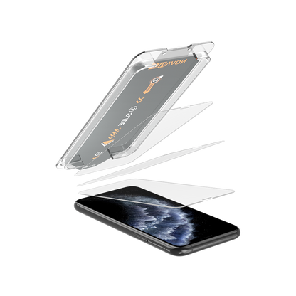 NOVANL 3-Pack Screen Protectors voor iPhone 11 Pro met Installatiekit