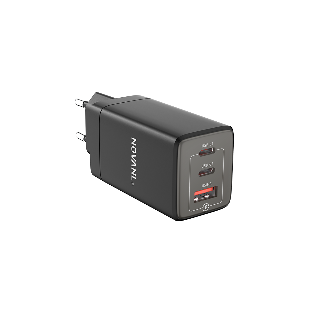 NOVANL ProCharge 65W Triple Port (2x USB-C & USB-A)