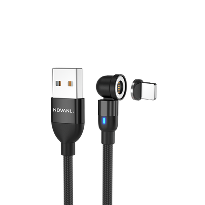 NOVANL SpeedCharge Magnetic USB A to 8 Pin (1M)