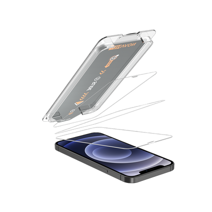 NOVANL 3-Pack Screen Protectors for iPhone 12/12 Pro with Installation Kit