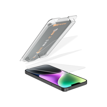 NOVANL 3-Pack Screen Protectors voor iPhone 14 Pro Max met Installatiekit