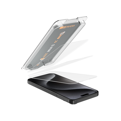 NOVANL 3-Pack Screen Protectors voor iPhone 15 Pro met Installatiekit