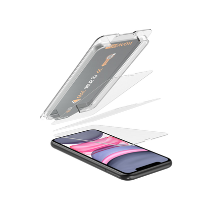 NOVANL 3-Pack Screen Protectors voor iPhone 11 met Installatiekit