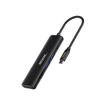 NOVANL Multifunction 6-in-1 HDMI Hub with USB-C