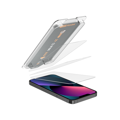 NOVANL 3-Pack Screen Protectors for iPhone 13 Pro with Installation Kit