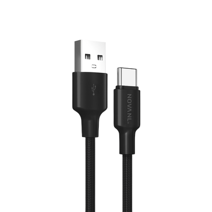 NOVANL SpeedCharge USB A naar USB-C kabel 12W zwart Black