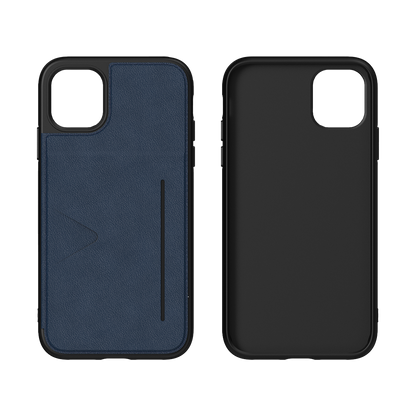 NOVANL WalletGuard hoesje voor iPhone XR Blauw Blue