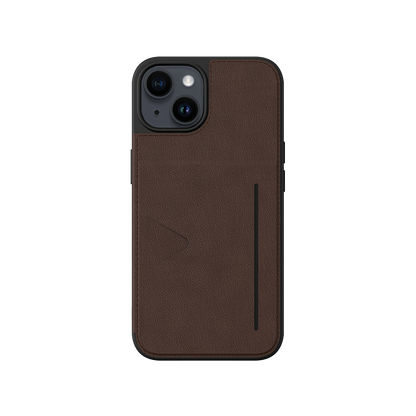 NOVANL WalletGuard hoesje voor iPhone 14 Plus Bruin Brown