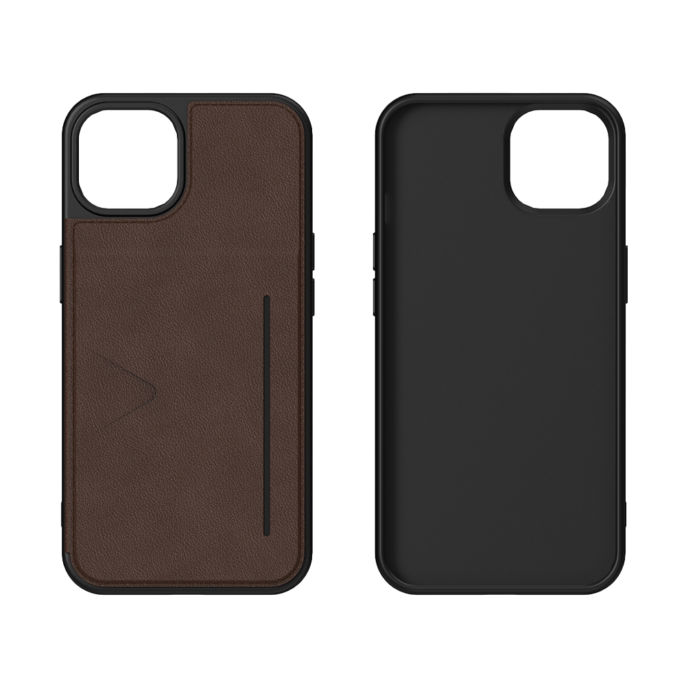 NOVANL WalletGuard hoesje voor iPhone 13 Bruin Brown