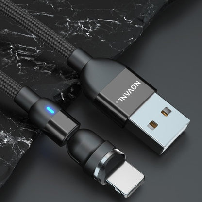 NOVANL SpeedCharge Magnetische USB-A naar 8-Pin Kabel (1M)