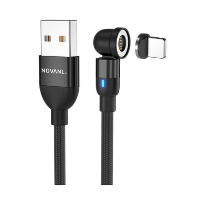 NOVANL SpeedCharge Magnetische USB-A naar 8-Pin Kabel (1M)