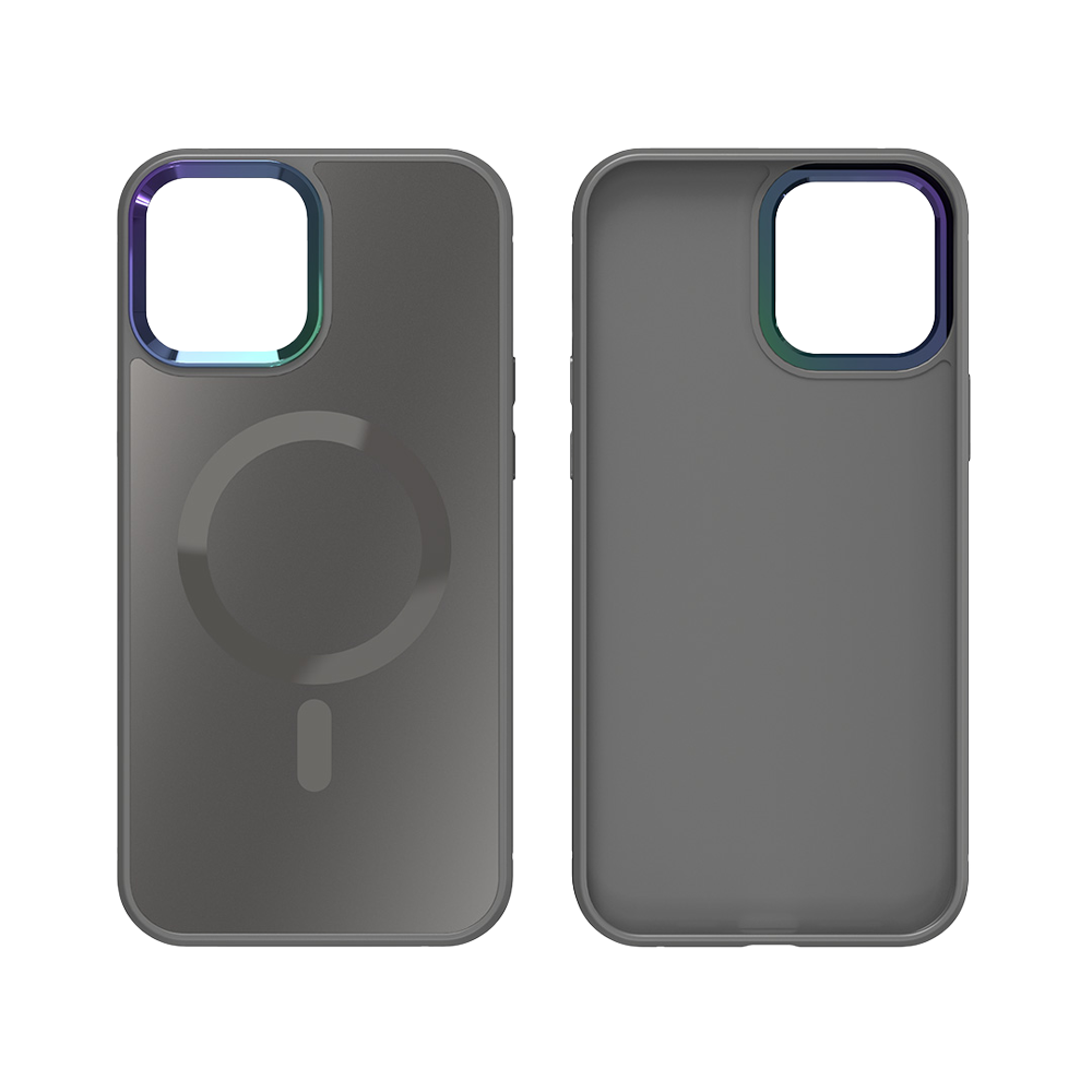 NOVANL GuardArmor Hoesje voor iPhone 12 Pro Max Grijs Grey
