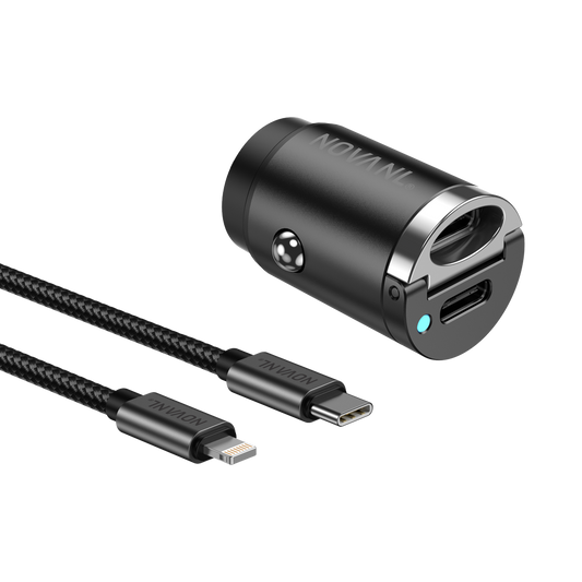 NOVANL PowerFit Pro 45W with SpeedCharge USB-C to 8 Pin