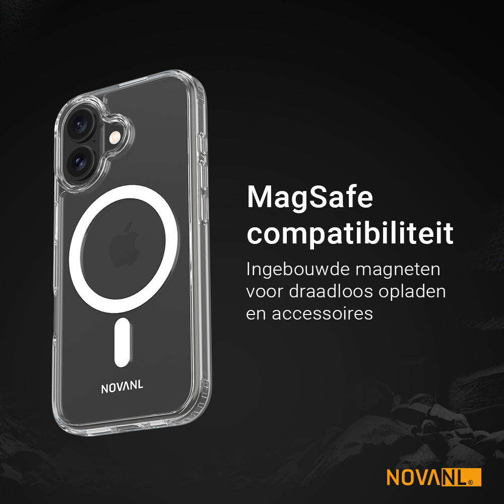 NOVANL ShockShield Case (incl. Magnetics) Compatible for iPhone 17