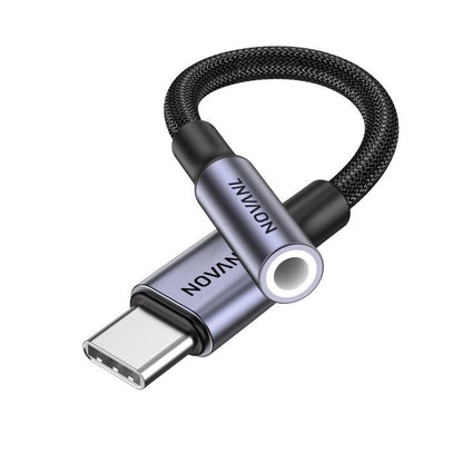 NOVANL SoundFusion AUX-ingang naar USB-C Kabel (12CM)