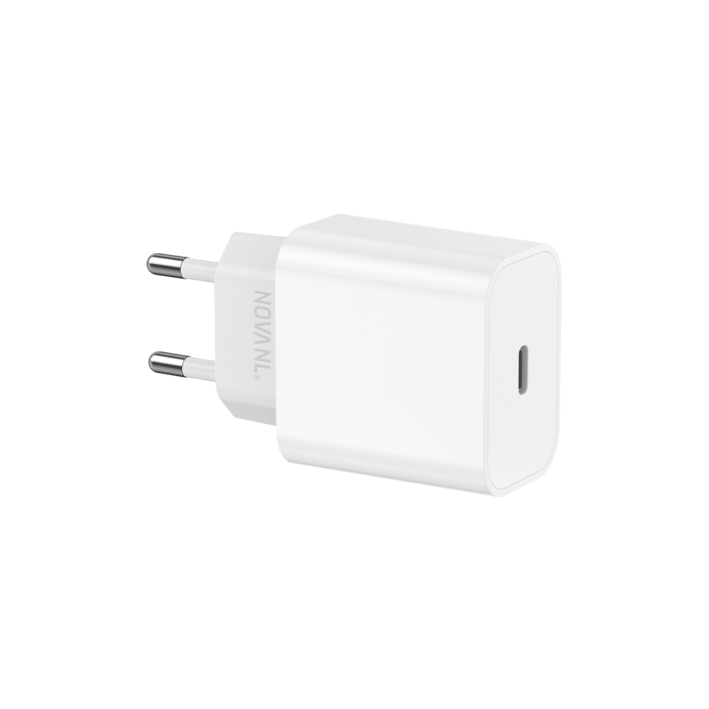 NOVANL ProCharge Adapter 20W met SpeedCharge USB-C naar Lightning white 