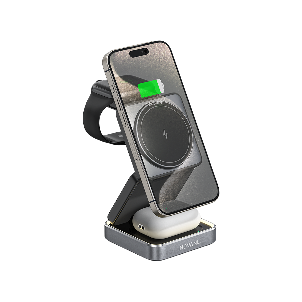 NOVANL WireUp Compact Pro 15W MagWireless Station (Magsafe Compatibel)