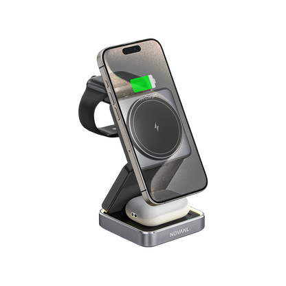 NOVANL WireUp Compact Pro 15W MagWireless Station (Magsafe Compatibel)