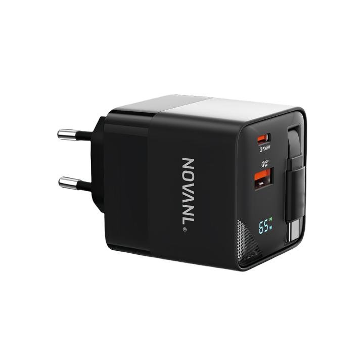 NOVANL GaNCharge Pro 65W Adapter incl. USB-C-kabel